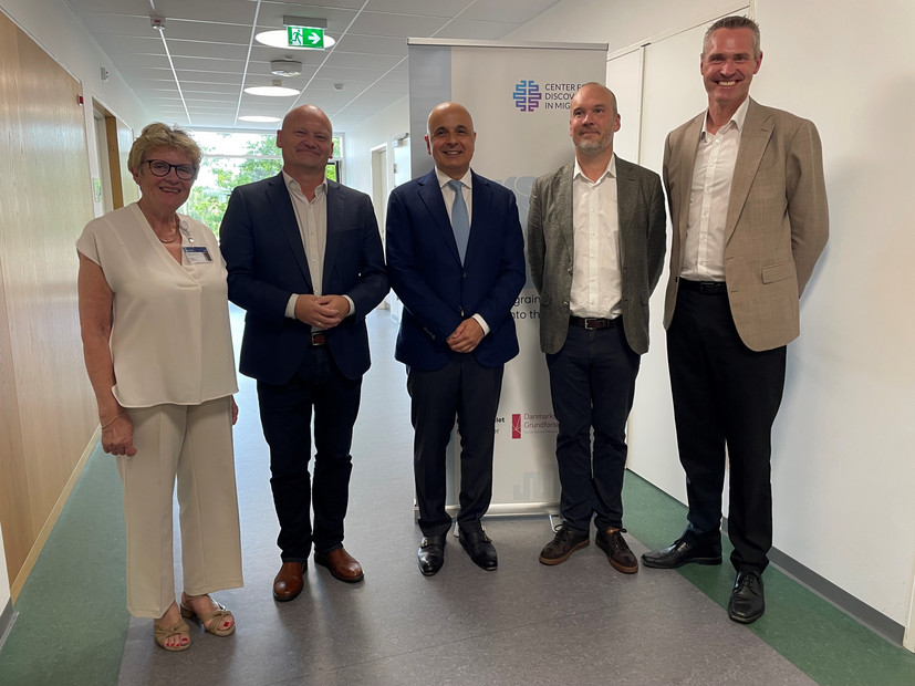 Gruppefoto fra receptionen